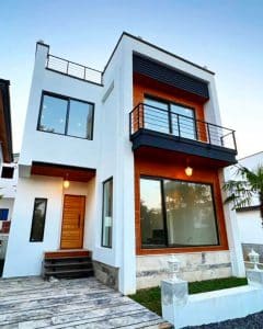 چوب ترمو برای نما ویلا