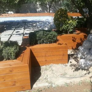فلاور باکس چوبی