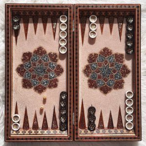 inlaid work backgammon