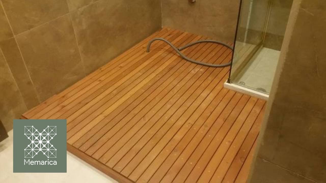 حمام با چوب ترمو