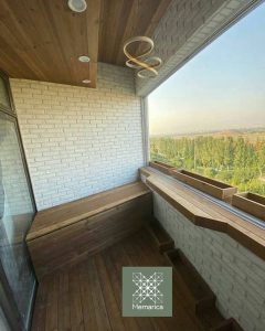 تراس چوبی با ترموود