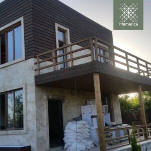 نمای چوبی ساختمان